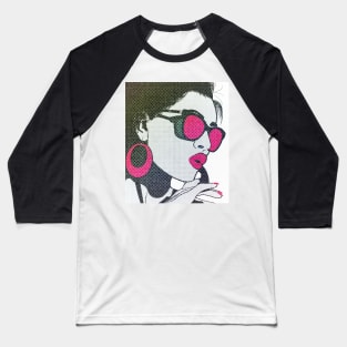 Comic Girl Baseball T-Shirt